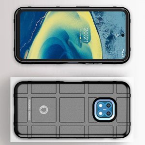 AirBags Case противоударный силиконовый чехол с усиленной защитой для Nokia XR20 Синий