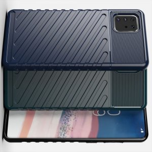 AirBags Case противоударный силиконовый чехол с усиленной защитой для Samsung Galaxy Note 10 Lite Черный