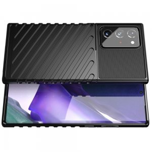 AirBags Case противоударный силиконовый чехол с усиленной защитой для Samsung Galaxy Note 20 Ultra Черный