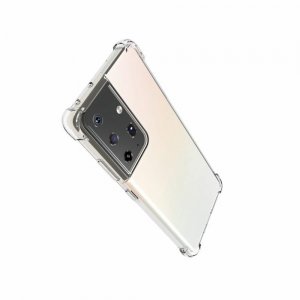 AirBags Case противоударный силиконовый чехол с усиленной защитой для Samsung Galaxy S21 Ultra Прозрачный