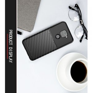 AirBags Case противоударный силиконовый чехол с усиленной защитой для Xiaomi Redmi Note 9 Черный