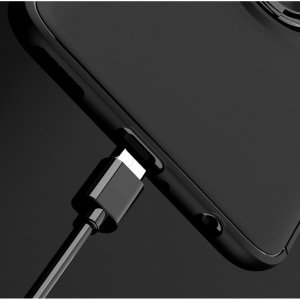 ArmaRing Двухкомпонентный чехол для Huawei Honor 30S с кольцом для магнитного автомобильного держателя - Черный