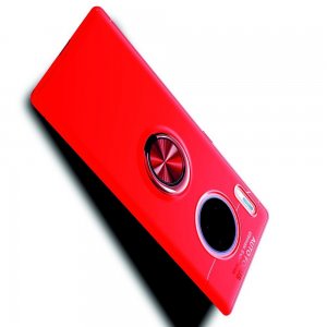 ArmaRing Двухкомпонентный чехол для Huawei Mate 30 Pro с кольцом для магнитного автомобильного держателя - Красный