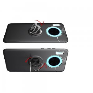 ArmaRing Двухкомпонентный чехол для Huawei Mate 30 с кольцом для магнитного автомобильного держателя - Черный