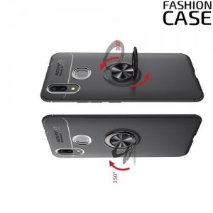 ArmaRing Двухкомпонентный чехол для Huawei Nova 3 с кольцом для магнитного автомобильного держателя - Черный