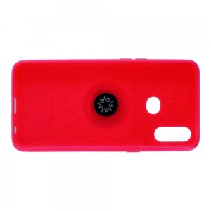 ArmaRing Двухкомпонентный чехол для Samsung Galaxy A10s с кольцом для магнитного автомобильного держателя - Красный