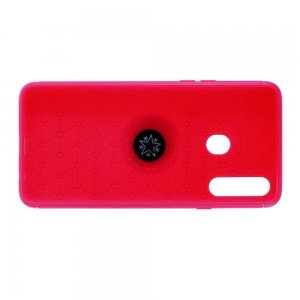 ArmaRing Двухкомпонентный чехол для Samsung Galaxy A20s с кольцом для магнитного автомобильного держателя - Красный / Черный