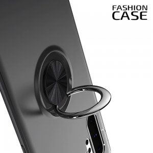 ArmaRing Двухкомпонентный чехол для Samsung Galaxy Note 10+ с кольцом для магнитного автомобильного держателя - Синий