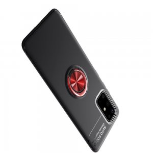 ArmaRing Двухкомпонентный чехол для Samsung Galaxy S20 Plus с кольцом для магнитного автомобильного держателя - Красный / Черный