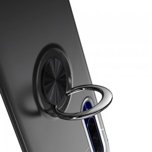 ArmaRing Двухкомпонентный чехол для Xiaomi Mi A3 с кольцом для магнитного автомобильного держателя - Черный