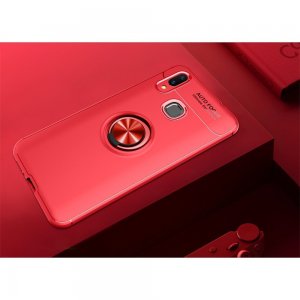 ArmaRing Двухкомпонентный чехол для Xiaomi Mi Max 3 с кольцом для магнитного автомобильного держателя - Красный