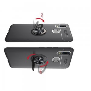 ArmaRing Двухкомпонентный чехол для Xiaomi Mi Max 3 с кольцом для магнитного автомобильного держателя - Синий