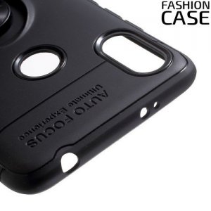 ArmaRing Двухкомпонентный чехол для Xiaomi Redmi S2 с кольцом для магнитного автомобильного держателя - Черный