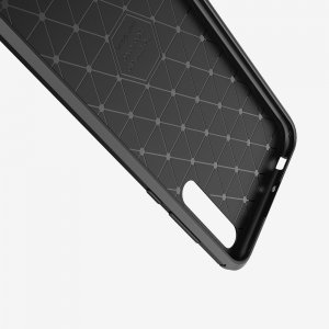 Carbon Силиконовый матовый чехол для Huawei Y8p / Honor 30i - Синий