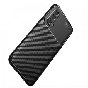 Carbon Силиконовый матовый чехол для OnePlus Nord CE 5G - Черный