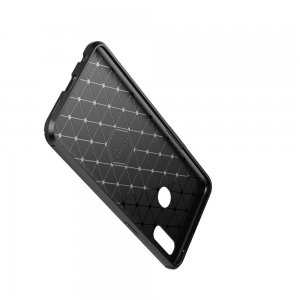 Carbon Силиконовый матовый чехол для Oppo Realme 3 Pro / X Lite - Черный