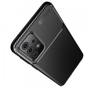 Carbon Силиконовый матовый чехол для Samsung Galaxy A52 - Красный