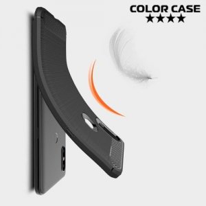 Carbon Силиконовый матовый чехол для Xiaomi Mi Mix 3 - Коралловый