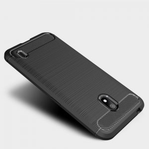 Carbon Силиконовый матовый чехол для Xiaomi Redmi 8A - Черный