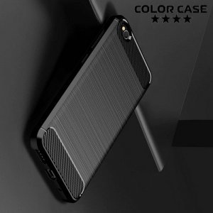 Carbon Силиконовый матовый чехол для Xiaomi Redmi Go - Серый