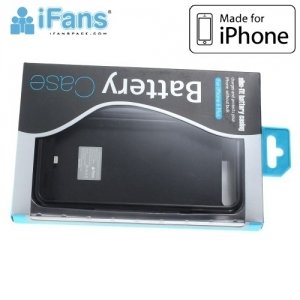 Чехол аккумулятор для iPhone 6S / 6 IFANS ULTRA SLIM 3200 mAh - Черный