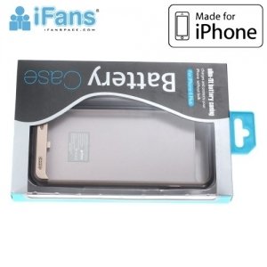 Чехол аккумулятор для iPhone 6S / 6 IFANS ULTRA SLIM 3200 mAh - Золотой