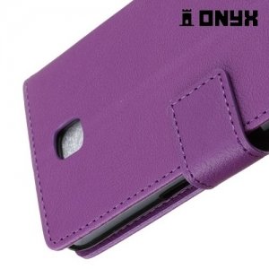 Чехол флип книжка для LG X view - Фиолетовый