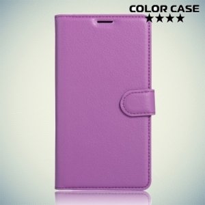 Чехол флип книжка для Meizu m3s mini / m3 mini - Фиолетовый