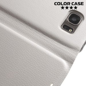 Чехол флип книжка для Samsung Galaxy S7 - Белый