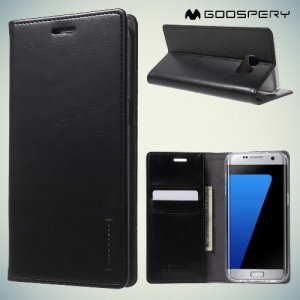Чехол флип книжка для Samsung Galaxy S7 Edge - Черный