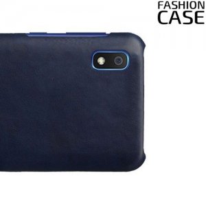 Чехол кейс под кожу для Samsung Galaxy A10 - Синий 