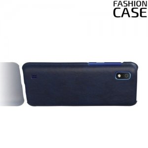 Чехол кейс под кожу для Samsung Galaxy A10 - Синий 