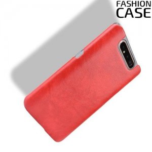 Чехол кейс под кожу для Samsung Galaxy A80 / A90 - Красный