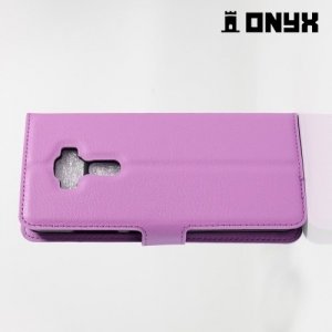 Чехол книжка для Asus Zenfone 3 Deluxe ZS570KL - Фиолетовый