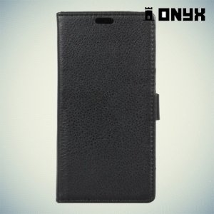 Чехол книжка для Asus ZenFone 3 Laser ZC551KL  - Черный