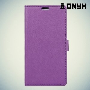 Чехол книжка для Asus ZenFone 3 Laser ZC551KL  - Фиолетовый