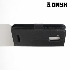 Чехол книжка для Asus ZenFone 3 Max ZC520TL - Черный