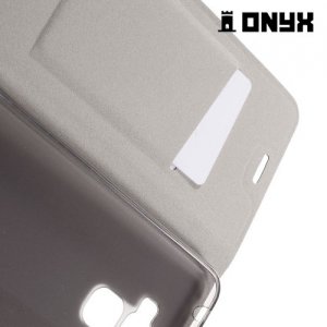 Чехол книжка для Asus ZenFone 3 Max ZC553KL - Черный