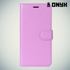 Чехол книжка для Asus Zenfone 4 Max ZC520KL - Фиолетовый