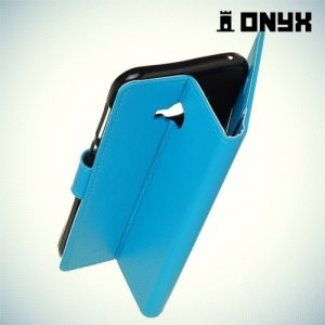 Чехол книжка для Asus Zenfone 4 Selfie Pro ZD552KL - Синий