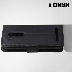 Чехол книжка для ASUS ZenFone Go ZB452KG - Черный