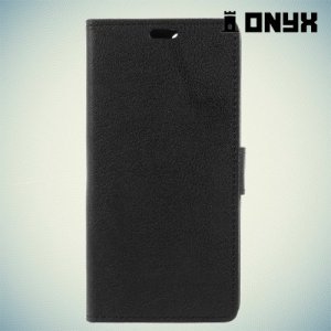 Чехол книжка для Asus Zenfone Max Plus M1 ZB570TL - Черный