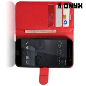 Чехол книжка для HTC 10 / 10 Lifestyle - Красный