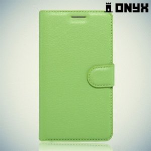 Чехол книжка для HTC 10 / 10 Lifestyle - Зеленый