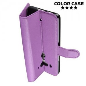 Чехол книжка для HTC U12 Plus - Фиолетовый