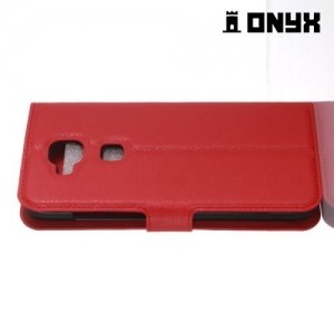 Чехол книжка для Huawei G8 - Красный