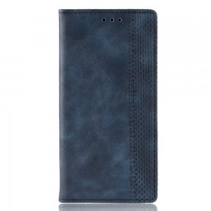 Чехол книжка для Huawei Nova 5T с магнитом и отделением для карты - Синий