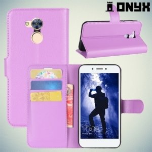 Чехол книжка для Huawei Honor 6A - Фиолетовый