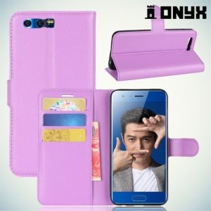 Чехол книжка для Huawei Honor 9 - Фиолетовый