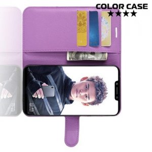 Чехол книжка для Huawei Honor Play - Фиолетовый